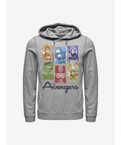 Marvel Avengers Motley Avengers Unisex Hoodie - Grey