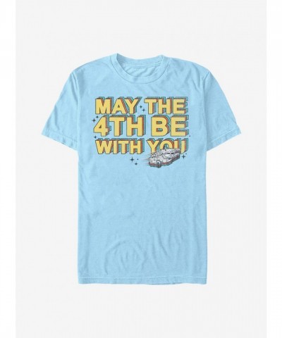 May the 4th Be with You Blue T-Shirt for Men