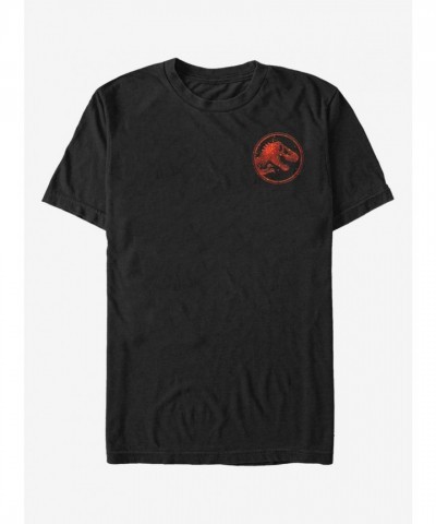 Jurassic Park Magma Cotton T-Shirt - Men's Black
