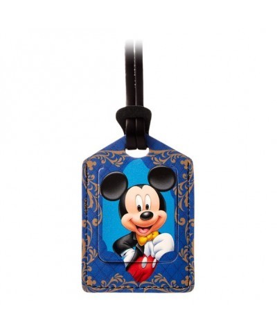 Mickey Mouse Personalized Leather Luggage Tag – Disney Collection
