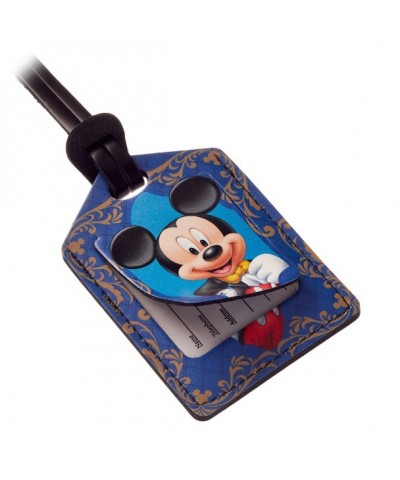 Mickey Mouse Personalized Leather Luggage Tag – Disney Collection