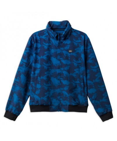 National Geographic Abstract Print Hooded Bomber Jacket for Adults