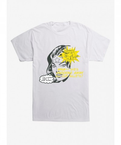Wonder Woman Bullet Deflect T-Shirt by DC Comics - Lightweight Men's Cotton