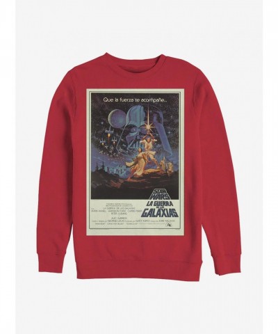 Star Wars Crewneck Sweatshirt - Red for Men