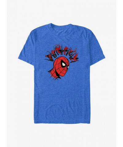 Marvel's Blue Spidey Senses T-Shirt for Men - 60th Anniversary Edition