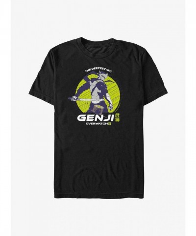 Overwatch 2 Men's Lightweight Genji The Deepest Cut Tee - Black