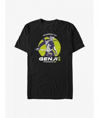 Overwatch 2 Men's Lightweight Genji The Deepest Cut Tee - Black