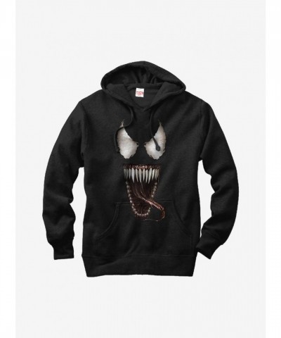 Marvel Venom Tongue Unisex Hoodie - Black