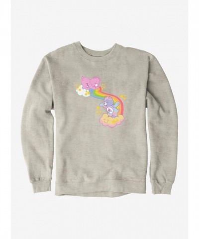 Care Bears Clouds Men's Heavyweight Fleece Sweatshirt - White