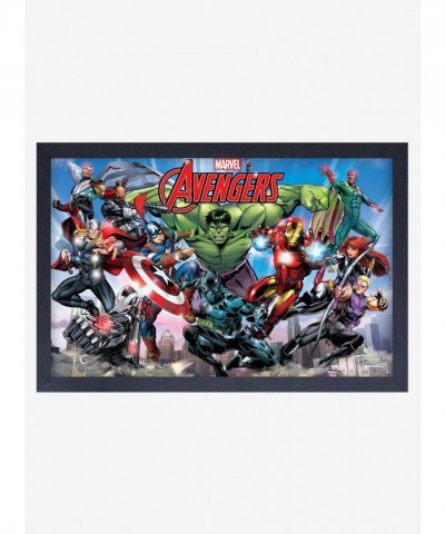 Marvel Ultimate Avengers Assemble Framed Poster