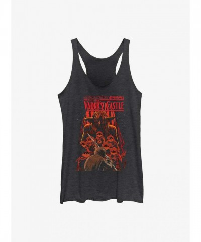 Star Wars Ewok Castle Girl's Tank Top - Black