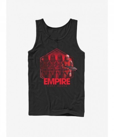 Star Wars Red Trooper Tank Top for Men - Black Edition