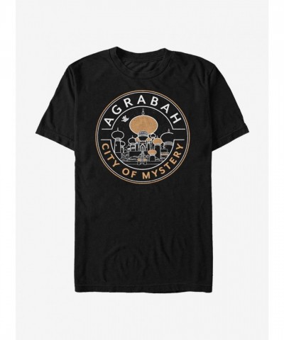 Disney Aladdin Agrabah City Men's Black T-Shirt