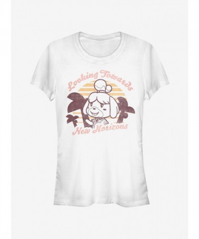 Animal Crossing New Horizons Girls Lightweight T-Shirt - White