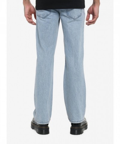 Friday The 13th Jason Mask Inspired Straight Leg Jeans for Men