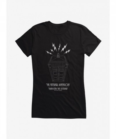 Doctor Who Series 12 Episode 4 Fitted Black T-Shirt for Girls
