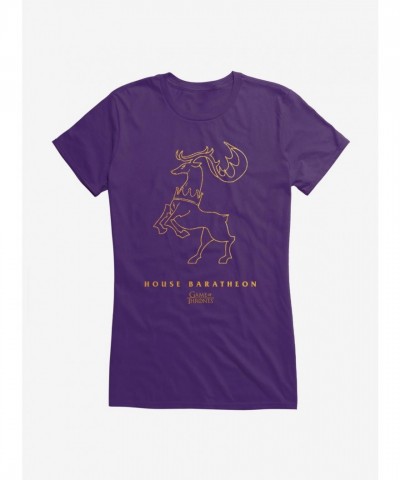Game Of Thrones Baratheon Crest T-Shirt for Girls
