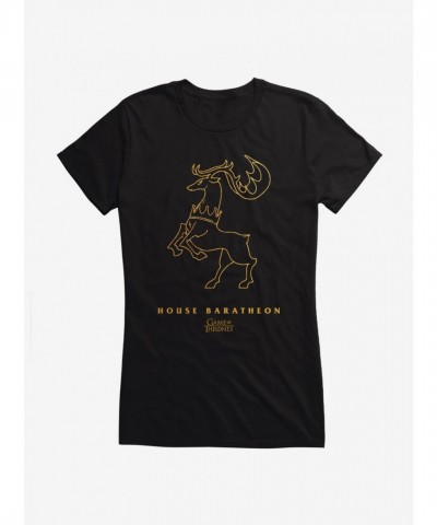 Game Of Thrones Baratheon Crest T-Shirt for Girls