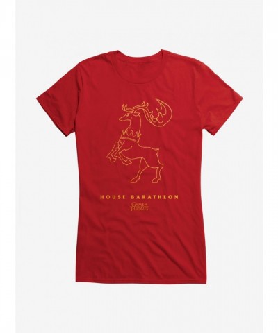 Game Of Thrones Baratheon Crest T-Shirt for Girls