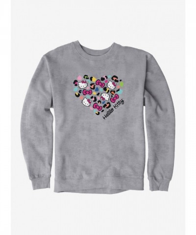 Hello Kitty Jungle Adventure Spotted Heart Logo Men's Sweatshirt