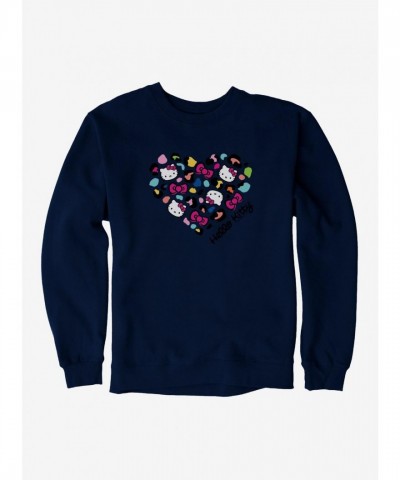 Hello Kitty Jungle Adventure Spotted Heart Logo Men's Sweatshirt