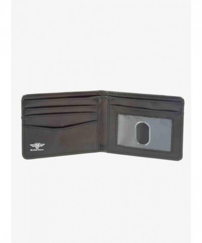 DC Comics Men's Dark Knight Bifold Wallet Featuring Mad Hatter, Scarecrow, and Penguin