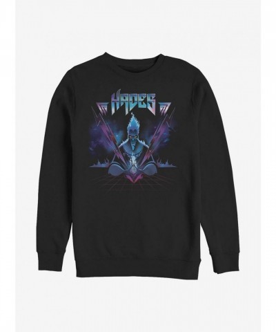 Disney Hades Rock Crewneck Sweatshirt - Black for Men