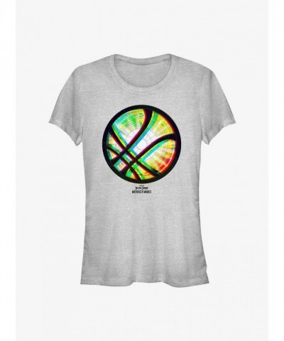 Marvel Girls' Doctor Strange Magical Seal T-Shirt - Grey