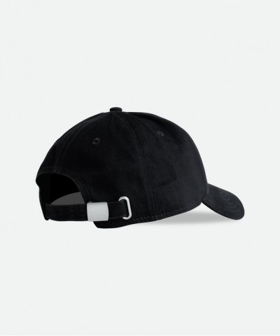 ONE Essentials Unisex Metal Logo Cap - Black with Gold Trim