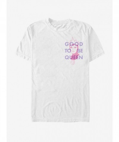 Disney Snow White Queen T-Shirt - Lightweight Men's White Cotton Tee