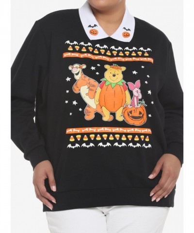 Her Universe Plus Size Halloween Sweatshirt with Winnie The Pooh & Friends