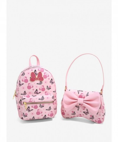 Her Universe Minnie Mouse Butterfly Baguette Tote for Women