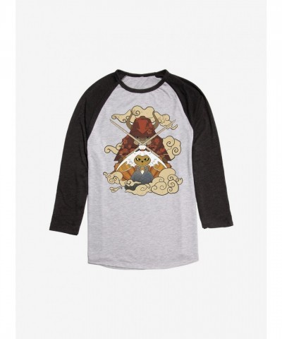 Avatar Momo Appa Dream Battle Raglan T-Shirt for Men - Grey