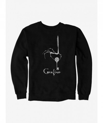 Coraline-Inspired Skeleton Key Unisex Sweatshirt