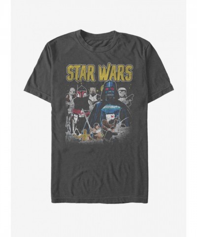 Star Wars Revenge Grey T-Shirt for Men