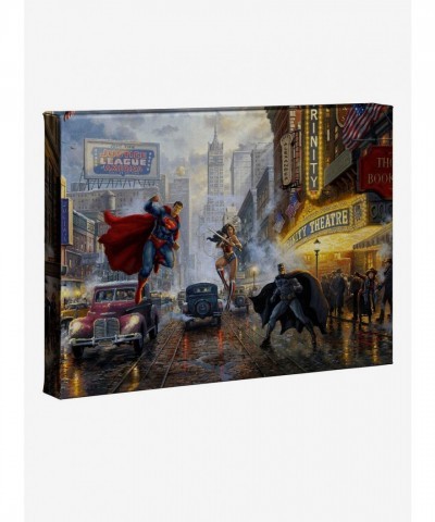 DC Comics Superhero Trio Batman Superman Wonder Woman 10x14 Gallery Wrapped Canvas