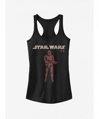 Star Wars Red Trooper Vigilant Tank Top for Girls - Black