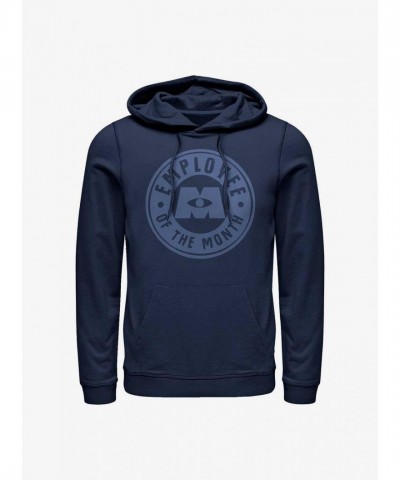 Disney Pixar Monsters University Unisex Employee Of The Month Hoodie - Blue