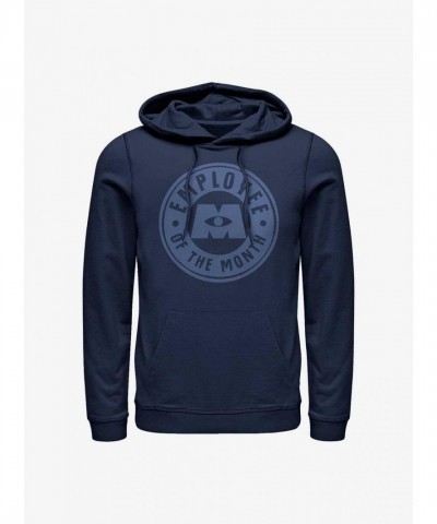 Disney Pixar Monsters University Unisex Employee Of The Month Hoodie - Blue