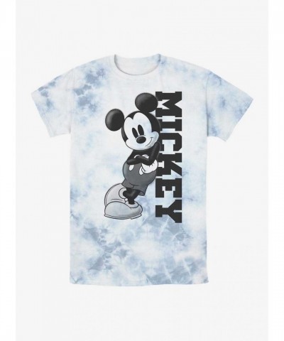Disney Mickey Mouse Trendy Lean Tie-Dye Unisex T-Shirt - Multi Colors