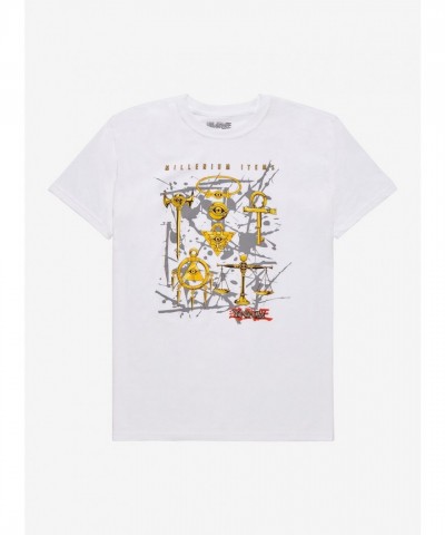 Yu-Gi-Oh! Unisex Tee Featuring All 7 Millennium Items