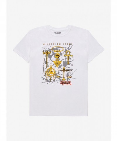 Yu-Gi-Oh! Unisex Tee Featuring All 7 Millennium Items