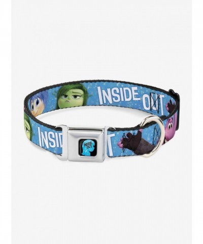 Disney Pixar Inside Out Characters Pet Collar with Seatbelt Buckle