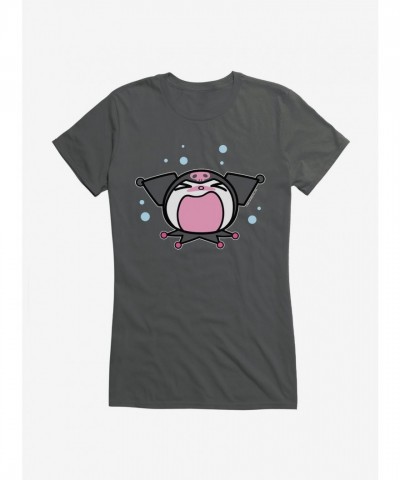 Kuromi Screaming Girls Lightweight Cotton T-Shirt