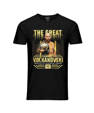 Men's Official UFC Champ T-Shirt - Alexander "The Great" Volkanovski Edition - Black