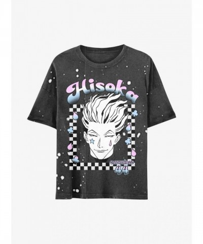 Hunter X Hunter Hisoka Acid Wash Trendy Tee for Girls