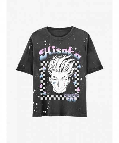 Hunter X Hunter Hisoka Acid Wash Trendy Tee for Girls