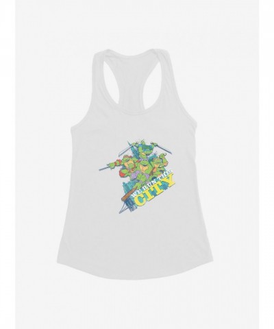 Teenage Mutant Ninja Turtles Girls Group Pose Tee - Lightweight Run This City
