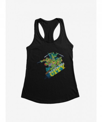 Teenage Mutant Ninja Turtles Girls Group Pose Tee - Lightweight Run This City