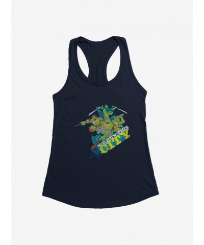 Teenage Mutant Ninja Turtles Girls Group Pose Tee - Lightweight Run This City